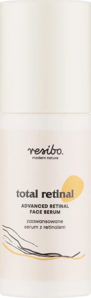 Сыворотка для лица Resibo Total Renital с ретиналем 0,1%, керамиды, центелла и грибной комплекс, 30 мл