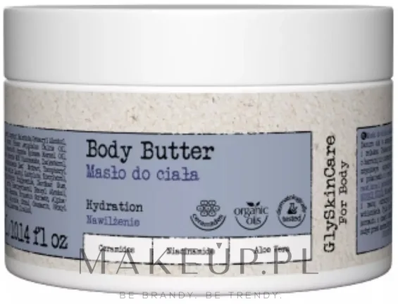 Увлажняющее масло-баттер для тела и волос GlySkinCare с церамидами