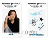 Набор для временных татуировок Nailmatic Tattoopen Duo Set Rock, два маркера по 2,5 г и четыре карточки с рисунками — фото 5