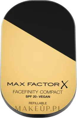 Пудра компактная Max Factor Facefinity Compact Foundation SPF 20 Refillable матирующая, с зеркальцем и спонжем, 10 г