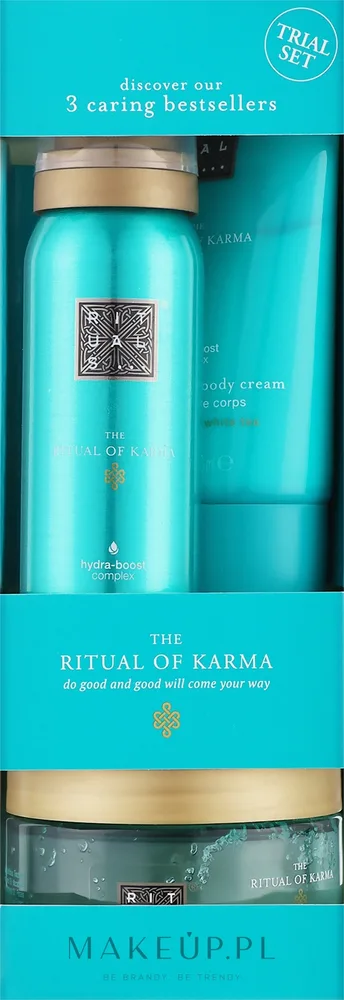 Набор для тела Rituals The Ritual of Karma гель для душа скраб и крем с сорбитолом 50+125+70 мл