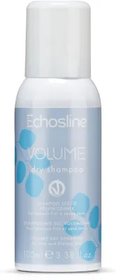 Сухой шампунь Echosline Volume для объёма волос, с рисовым крахмалом и древесным углём, 100 мл