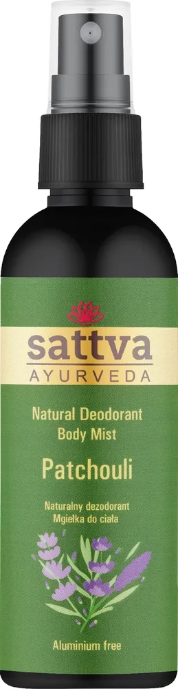 Натуральный дезодорирующий спрей-дымка для тела Sattva Patchouli