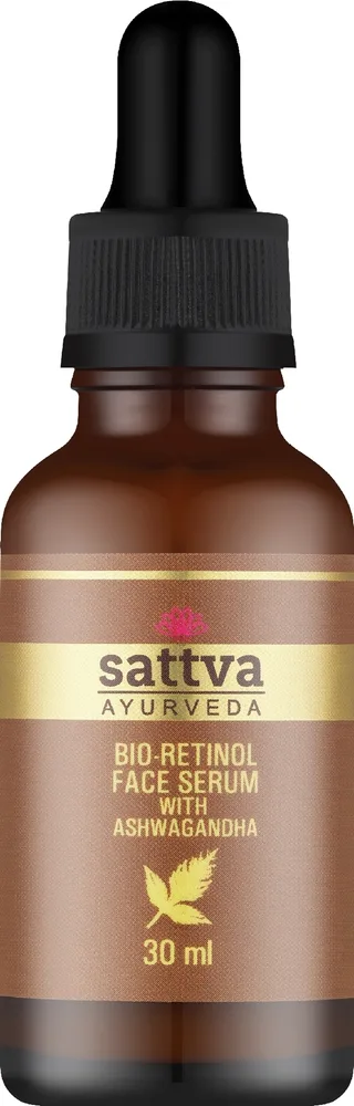 Сыворотка для лица Sattva Bio-Retinol с растительным ретинолом, ашваганда и масла, 30 мл