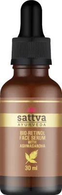 Сыворотка для лица Sattva Bio-Retinol с растительным ретинолом, ашваганда и масла, 30 мл