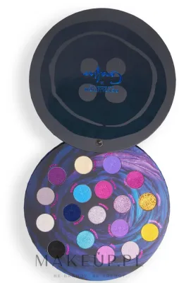Палетка теней Makeup Revolution x Coraline Button Eye Palette 18 оттенков