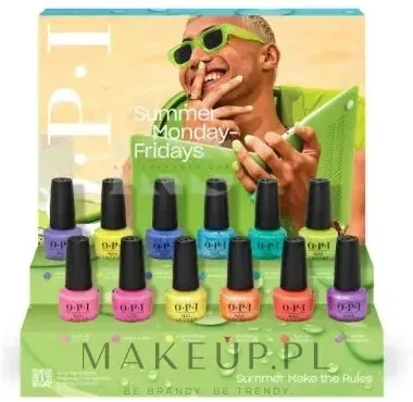 Набор лаков для ногтей OPI Nail Lacquer Classic Summer 2023 из 12 оттенков 12x5 мл