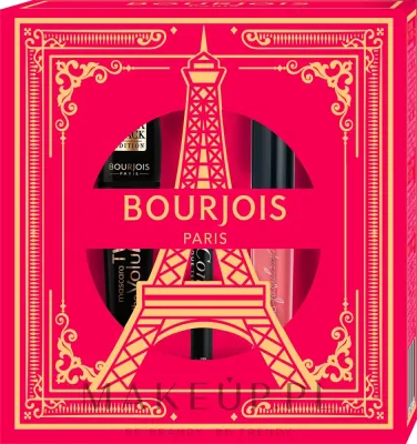 Набор Bourjois тушь Twist Up The Volume карандаш для глаз и блеск для губ 8 мл+1.2 г+3.5 мл