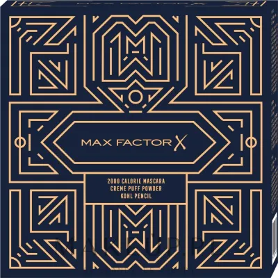 Набор Max Factor тушь 2000 Calorie карандаш-кайал для глаз и компактная пудра 9 мл+3.5+14 г