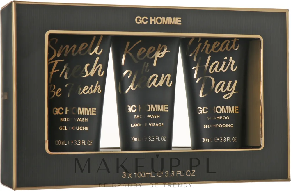 Мужской набор Grace Cole GC Homme Confidence гель для душа шампунь и гель 3x100 мл уценка упаковки