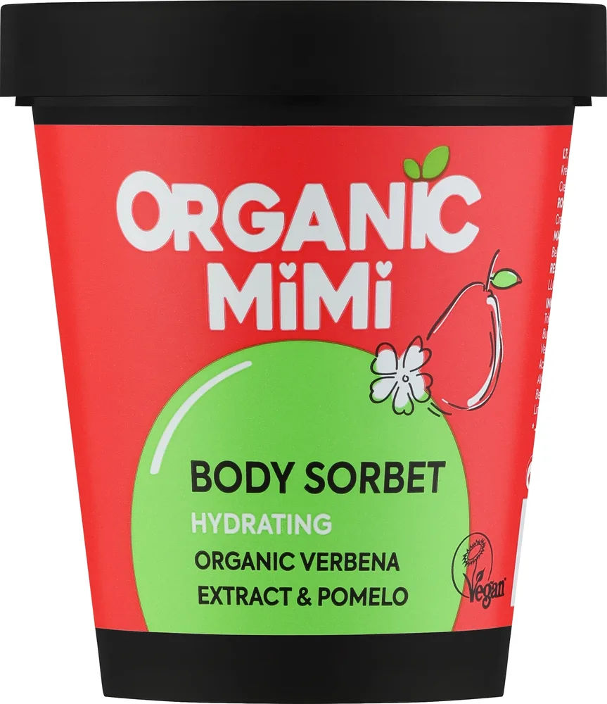 Сорбет для тела Organic Mimi Verbena & Pomelo увлажняющий 200 мл