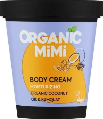 Крем для тела Organic Mimi Coconut & Kumquat увлажняющий с кокосом 200 мл