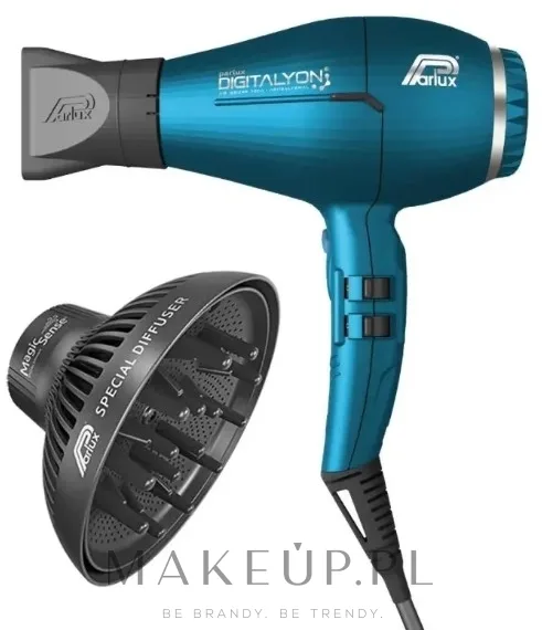 Фен Parlux Digitalyon Night Blue 2400 Вт с диффузором Magic Sense