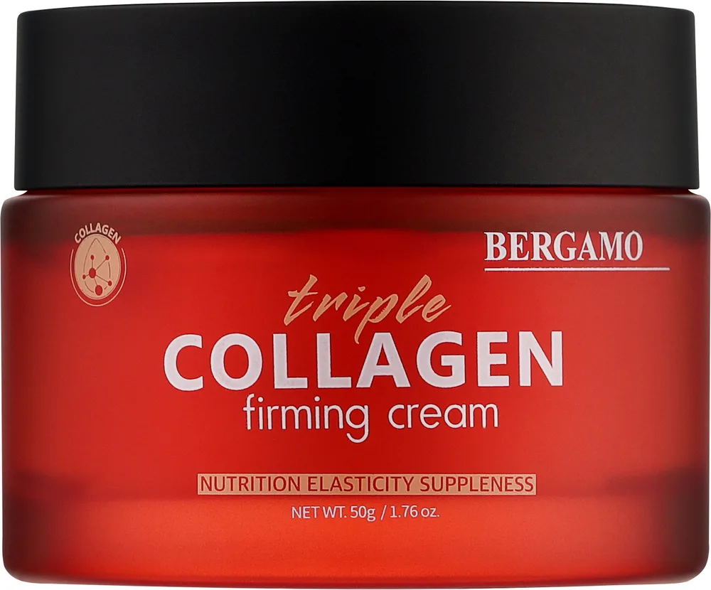 Крем для лица Bergamo Triple Collagen с коллагеном для зрелой кожи 50 г