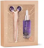 Набор Crystallove Amethyst 3D Limited Edition массажер для лица из аметиста и сыворотка с бакучиолом 30 мл — фото 2