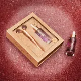 Набор Crystallove Amethyst 3D Limited Edition массажер для лица из аметиста и сыворотка с бакучиолом 30 мл — фото 4