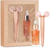 Набор Crystallove Rose Quartz 3D Limited Edition массажер для лица розового кварца и сыворотка 30 мл — фото 1