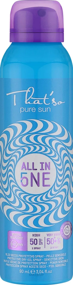 That's So That's So All in One After Sun SPF50 - Спрей для тела Thats So All in One SPF 50 детский для чувствительной кожи