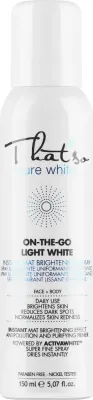 That's So That'So Go Light White Spray - Спрей для лица и тела That'So Go Light White с тальком и пудровой текстурой 150 мл