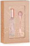 Набор Crystallove Rose Quartz 3D Eye Limited Edition массажер для области вокруг глаз и флакон с кристаллами 10 мл — фото 2