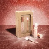 Набор Crystallove Rose Quartz 3D Eye Limited Edition массажер для области вокруг глаз и флакон с кристаллами 10 мл — фото 3