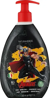 Гель для душа для детей Naturaverde Kids Avengers с ромашкой и календулой, 500 мл