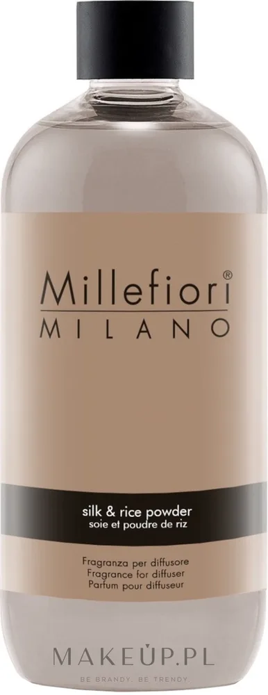 Сменный блок для аромадиффузора Millefiori Milano Silk & Rice Powder 250 мл