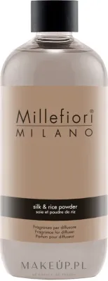 Сменный блок для аромадиффузора Millefiori Milano Silk & Rice Powder 250 мл