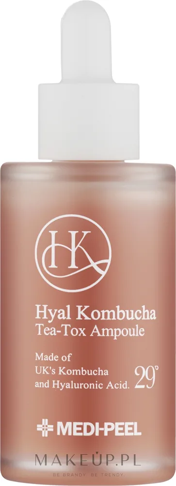 MEDIPEEL Liposome Hyal Kombucha Tea-Tox ампульная сыворотка с 70% комбучи, гиалуроновой кислотой и церамидами для лица, 50 мл