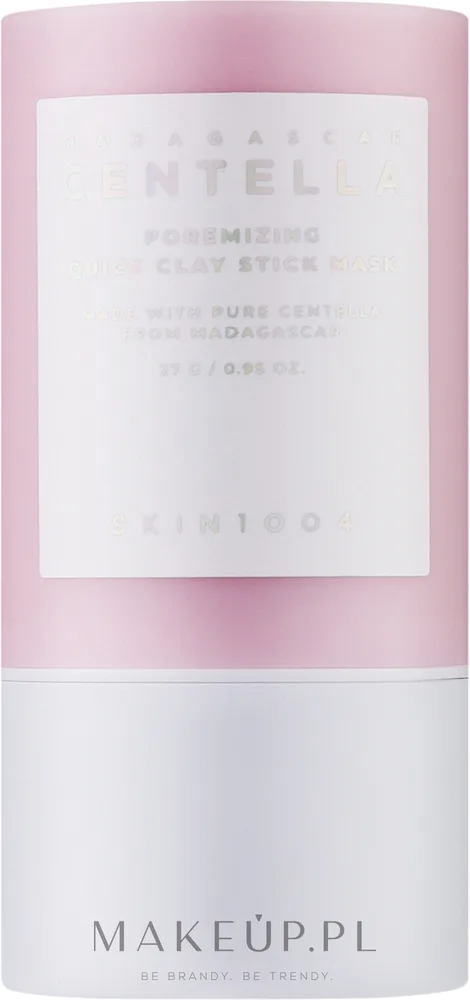 SKIN1004 Madagascar Centella Poremizing Quick Clay Stick Mask — очищающая маска-стик для лица с центеллой и глиной, 27 г