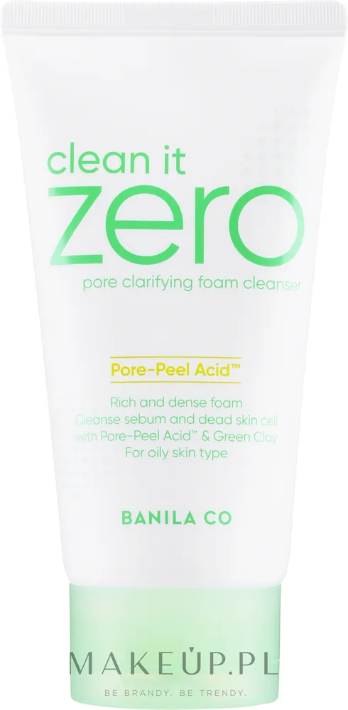 Banila Co Clean it Zero Pore Clarifying очищающая пенка с BHA, глиной и чайным деревом 150 мл