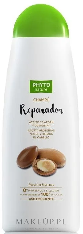 Шампунь Luxana Phyto Nature для ломких волос, с кератином, маслом арганы и гидролизатом мёда, 400 мл