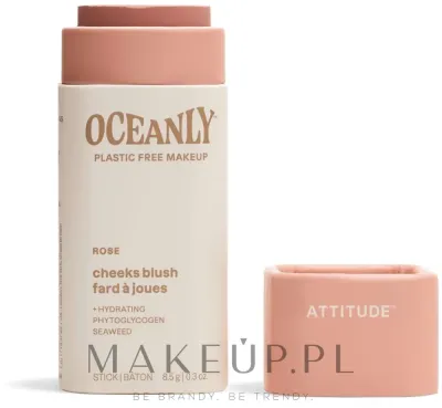 Румяна для щёк Attitude Oceanly Cream Blush Stick кремовые, в стике, 8,5 г