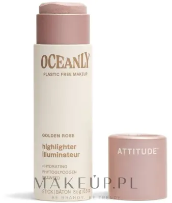 Хайлайтер для лица Attitude Oceanly Cream Highlighter Stick кремовый, в стике, 8,5 г
