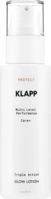 Klapp Multi Level Performance Care+ Triple Action Glow Lotion — бальзам для тела с эффектом сияния и золотистыми частицами, 125 мл