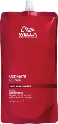Интенсивно восстанавливающий кондиционер для всех типов волос Wella Professionals Ultimate Repair Deep Conditioner AHA & Omega-9 (сменный блок) 500 мл