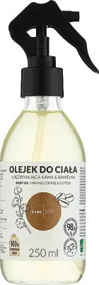 Тонизирующее масло для тела Nova Kosmetyki HomeSPA кофе и хлопок