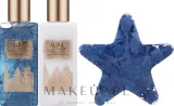 Набор Aura Cosmetics гель для душа 200 мл лосьон для тела 200 мл и мыльные хлопья для ванны 15 г — фото 2