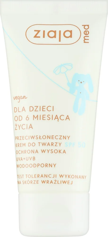 Крем для лица детский Ziaja Med солнцезащитный SPF 50 50 мл