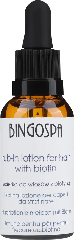 Лосьон для волос BINGOSPA Biotin 20% втирка с биотином 30 мл