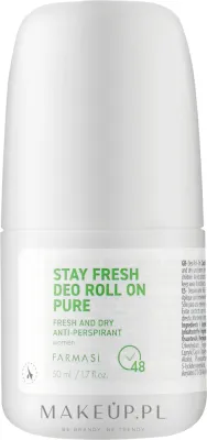 Дезодорант-антиперспирант-ролик Farmasi Stay Fresh Pure для женщин