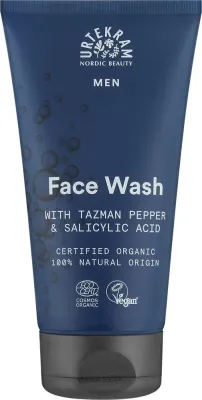 Очищающий гель для лица для мужчин Urtekram Men Face Wash с тасманским перцем, 150 мл