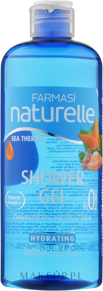 Гель для душа Farmasi Naturelle Sea Therapy Морская терапия, 360 мл