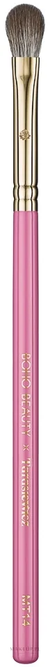 Кисть для растушёвки теней Boho Beauty Makeup Brush MT14 из кукурузного ворса