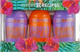 Набор Mades Cosmetics Recipes шампунь гель для душа и молочко с кокосом манго и гуавой 3x100 мл уценка упаковки — фото 1