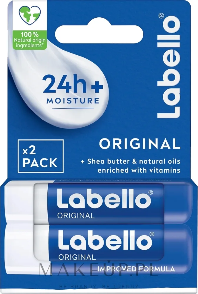 Набор бальзамов для губ Labello 24H+ Moisture 2 шт по 4.8 г/ Лабелло