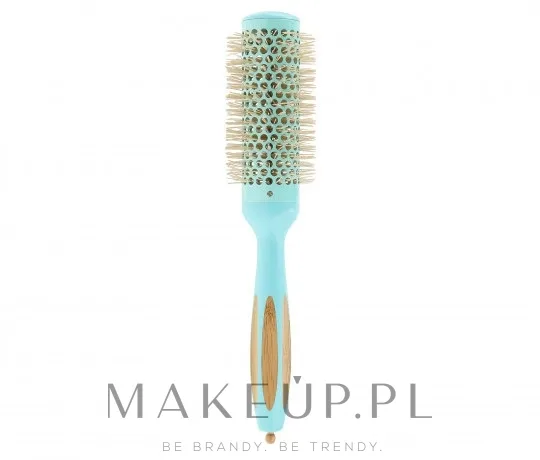 Круглая щётка для укладки волос Ilu Hair Brush BambooM Round 35 мм бамбук