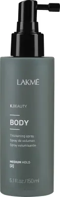 Спрей для прикорневого объёма и плотности волос Lakme K.Beauty Body Thickening Spray, 150 мл