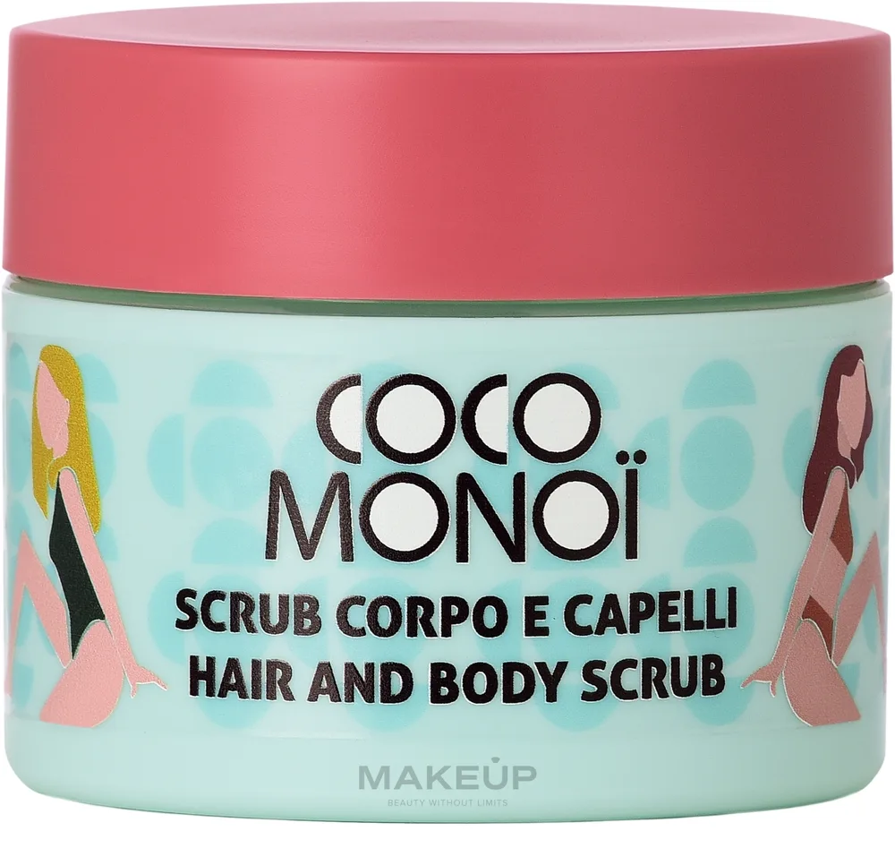 Coco Monoi Coco Monoi Hair And Body Scrub - Скраб для волос и тела с ароматом кокоса и экзотических цветов 250 мл