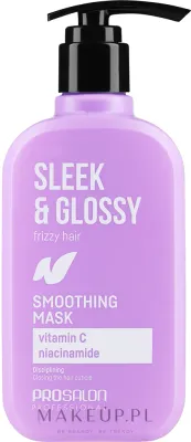 Разглаживающий кондиционер для кудрявых волос Prosalon Sleek & Glossy Smoothing Conditioner 375 мл